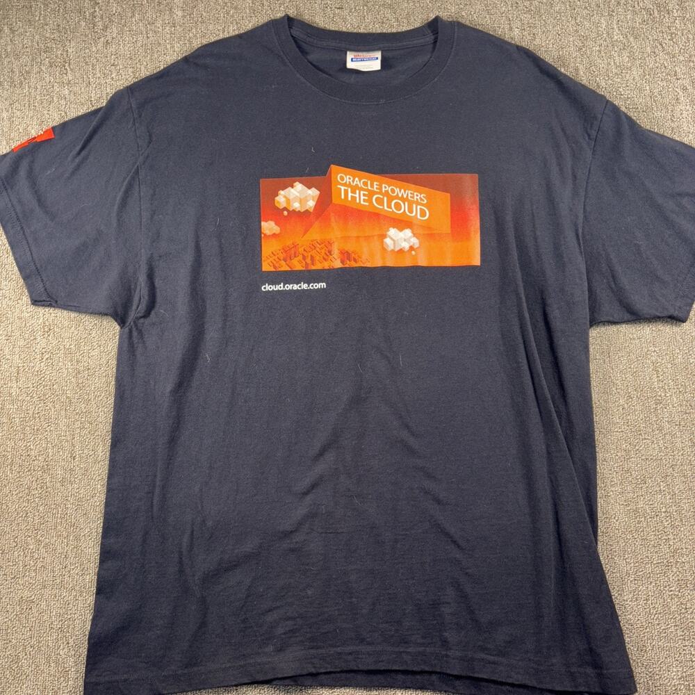 Oracle Tech Men’s T-shirt The Cloud XL Black Open World